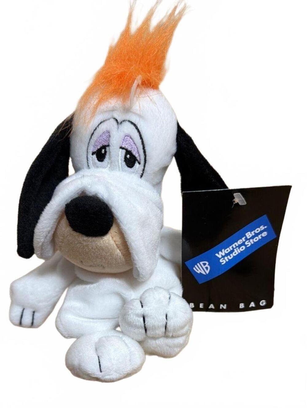Vintage 1998 Warner Bros Studio Store Bean Bag Plush Droopy Dog NWT